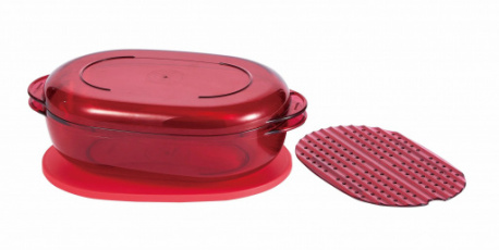 Microplus 2 (ovaal) met rooster 1,5 L — kookpot